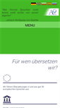 Mobile Screenshot of abc-uebersetzungsbuero.de